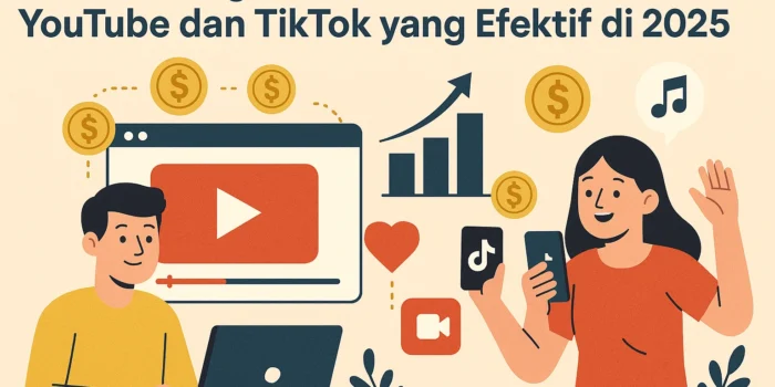 Strategi Monetisasi Konten YouTube dan TikTok yang Efektif 2025